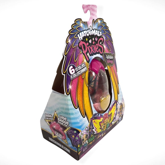 Hatchimals Pixies Wilder Wings Pixie with Fabric Wings and 2 Accessories NEW. - Picture 4 of 5